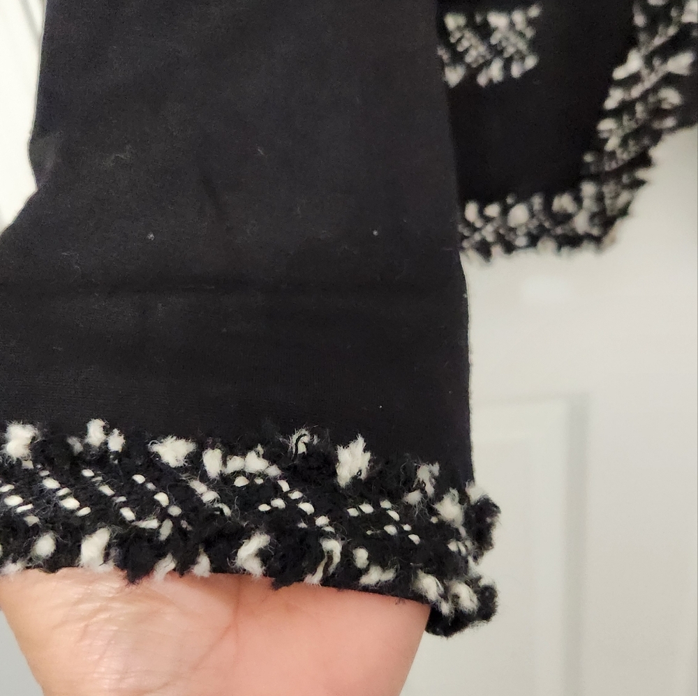 Alice + Olivia Black and White Tweed Blazer - Picture 6 of 15